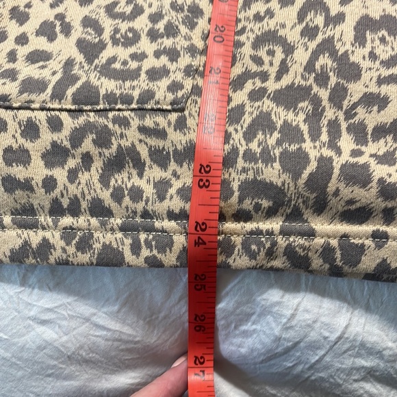 Chap’s Super Soft Leopard Animal Print Hoodie Size S - Picture 7 of 10